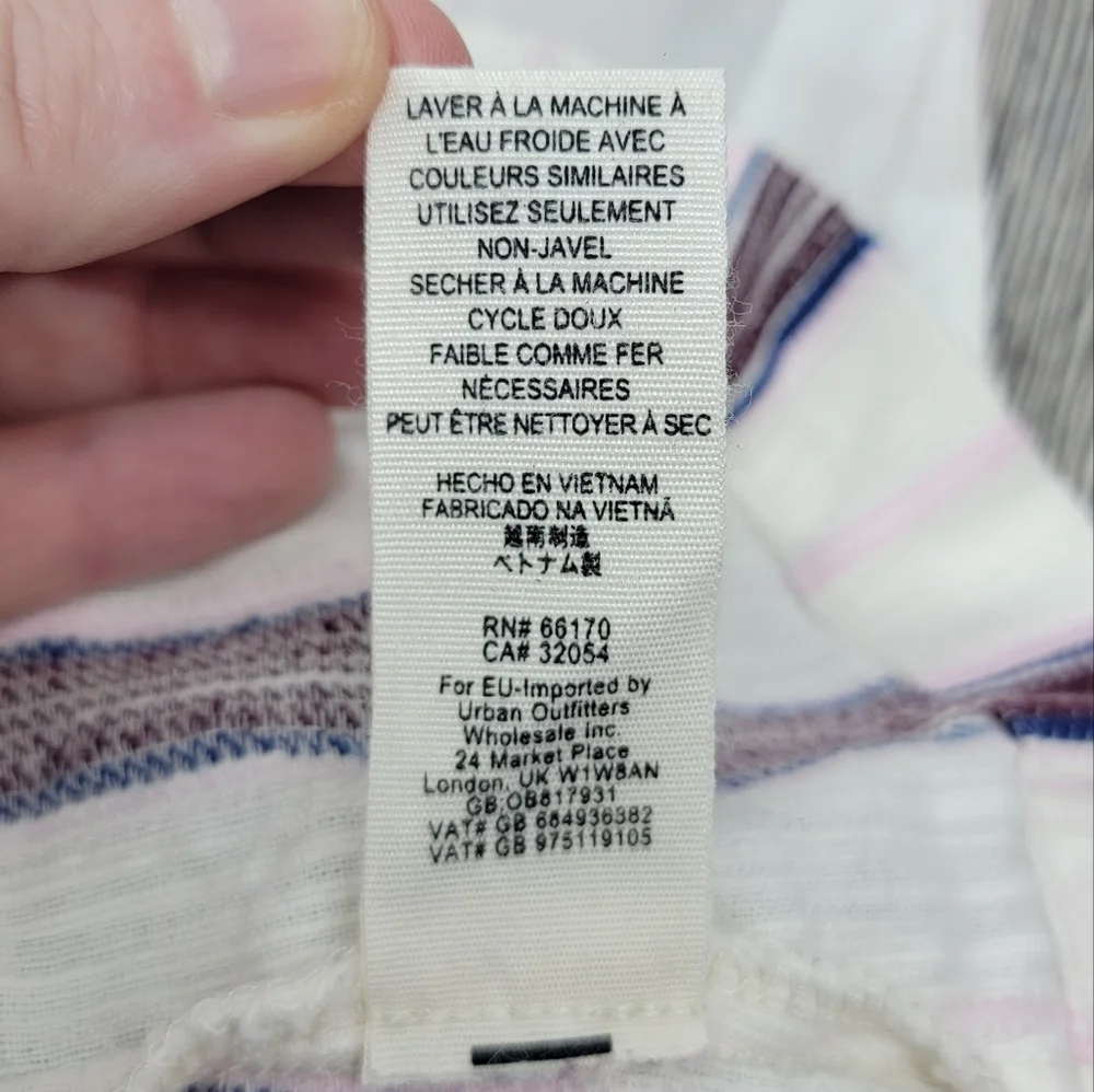 Free People Canyonlands Cotton Striped Overall Jumper Dress - Picture 10 of 14